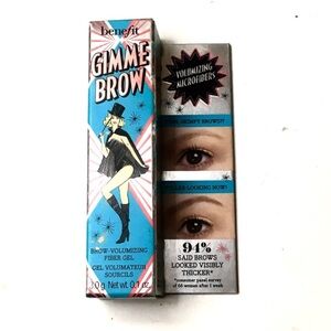 Benefit Gimme Brow Volumizing Fiber Gel - light Brown NIB